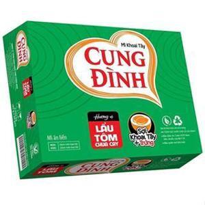 Mì khoai tây vị lẩu tôm chua cay Cung Đình thùng 30 gói x 80g