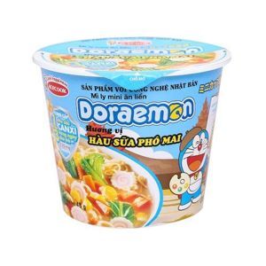 Mì ly mini Doraemon hàu sữa phô mai 48g