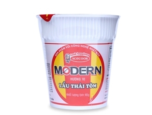 Mì ly lẩu Thái tôm Modern 65gr