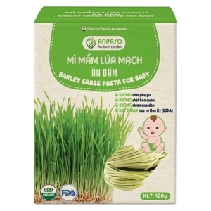 Mì mầm lúa mạch Anpaso Organic gói 120g