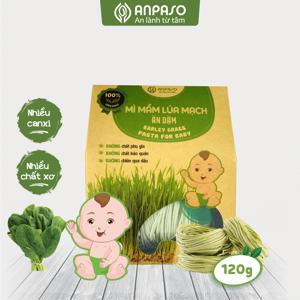 Mì mầm lúa mạch Anpaso Organic gói 120g