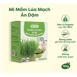 Mì mầm lúa mạch Anpaso Organic gói 120g