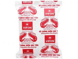 Mì Miliket Hai Tôm giấy trắng gói 75g