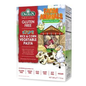 Mì nui bắp gạo rau củ Kid's rice & corn vegetable pasta Orgran 200g