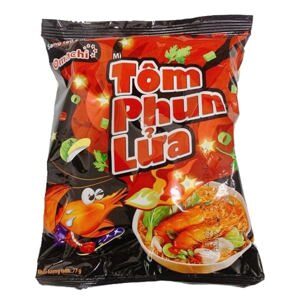 Mì Omachi tôm phun lửa gói 77g