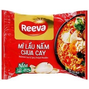 Mì Reeva lẩu nấm chua cay gói 85g