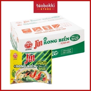 Mì rong biển Ottogi gói 120g x thùng 20 Gói