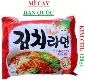 Mì Samyang kim chi ramen gói 120g