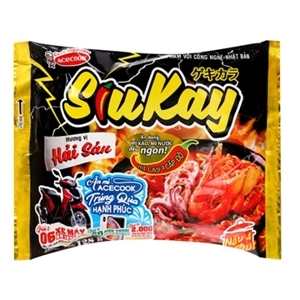 Mì Siukay hương vị hải sản gói 128g