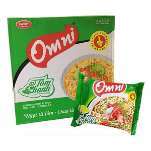 Mì tôm chanh Omni gói 75g