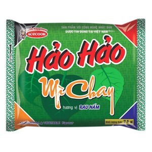 Mì tôm hảo hảo chay gói 74g
