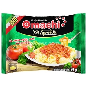 Mì trộn Omachi xốt Spaghetti gói 91g