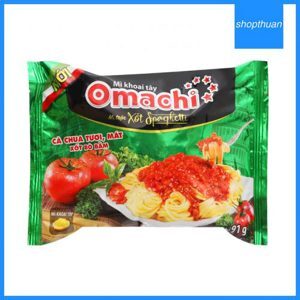 Mì trộn Omachi xốt Spaghetti gói 91g