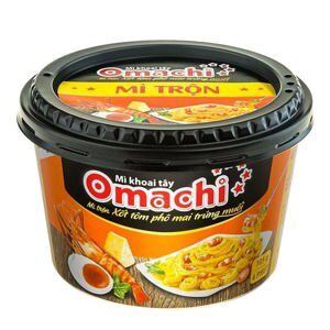 Mì trộn Omachi xốt tôm phô mai trứng muối hộp 105g