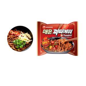 Mì trộn tương đen cay Nongshim Chapagetti gói 137g