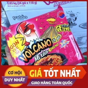 Mì trộn xào Koreno Volcano vị gà gói 118g