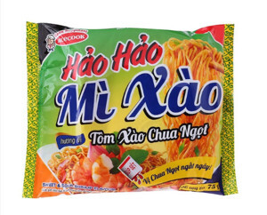 Mì xào khô Hảo Hảo tôm chua ngọt gói 75g