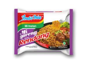 Mì xào khô Indomie Goreng Rendang vị bò cay gói 91g