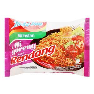 Mì xào khô Indomie Goreng Rendang vị bò cay gói 91g