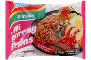 Mì xào khô Indomie Mi Goreng Pedas vị cay nồng gói 79g