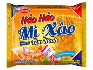 Mì xào khô vị tôm hành Hảo Hảo 75g