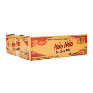 Mì xào khô vị tôm hành Hảo Hảo thùng 30 gói x 75g