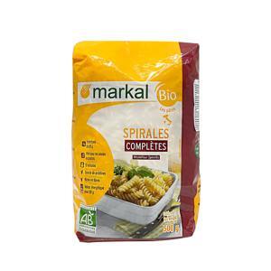 Mì xoắn lứt hữu cơ Markal gói 500g