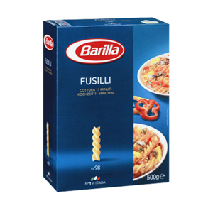 Mì Ý Barilla nui xoắn Fusilli 500g