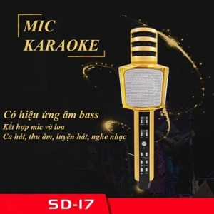 Mic hát karaoke Bluetooth SD-17