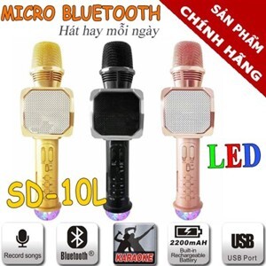 Mic Karaoke Bluetooth SD 10L