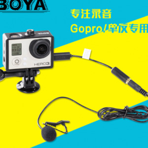 Mic thu âm cài áo cho GoPro Boya BY-LM20