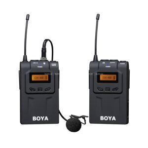 Mic thu âm cài áo không dây cho máy quay UHF Wireless Microphone Boya BY-WM6