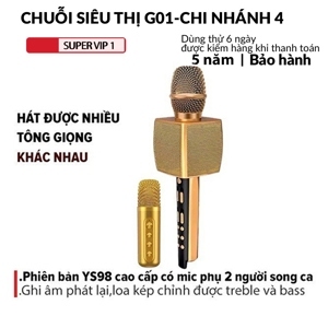 Micro bluetooth hát karaoke YS98