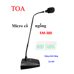 Micro cổ ngỗng Toa EM-380