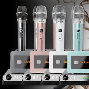 Micro karaoke cao cấp D'Com Pro ( Grey )