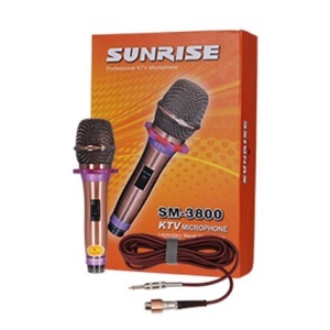 Micro karaoke có dây Sunrise SM-3800