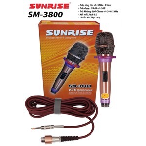 Micro karaoke có dây Sunrise SM-3800