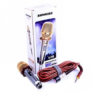 Micro karaoke có dây Sunrise S-318