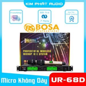 Micro karaoke không dây Bosa UR68D