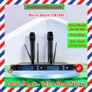 Micro karaoke không dây Shure UR18D