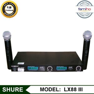 Micro karaoke không dây Shure LX88-III