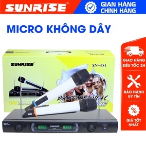 Micro karaoke không dây Sunrise SN-684