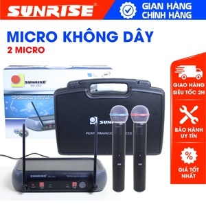 Micro karaoke không dây Sunrise SM-242