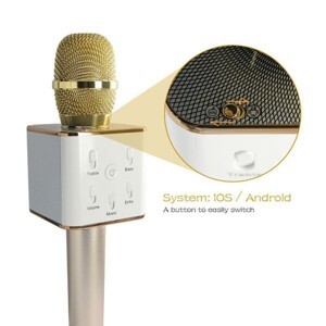 Micro karaoke Tuxun Q7 (Micro karaoke tích hợp loa Bluetooth)