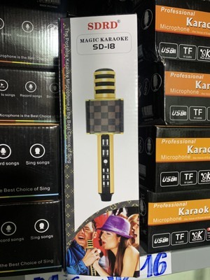 Micro kèm loa karaoke có bluetooth SD18