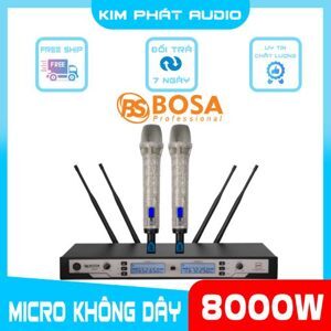 Micro không dây Bosa 8000W