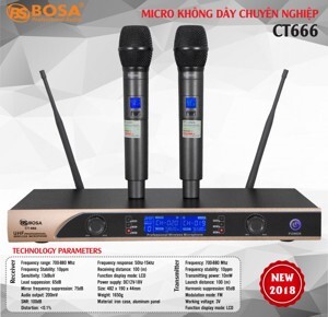 Micro không dây Bosa CT666