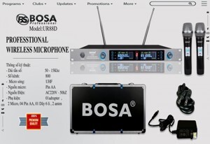 Micro không dây Bosa UR88D