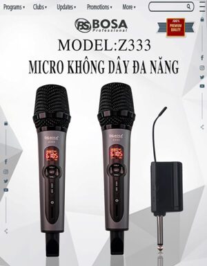 Micro không dây Bosa Z333