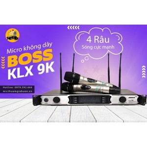 Micro không dây Boss KLX 9K 4 anten